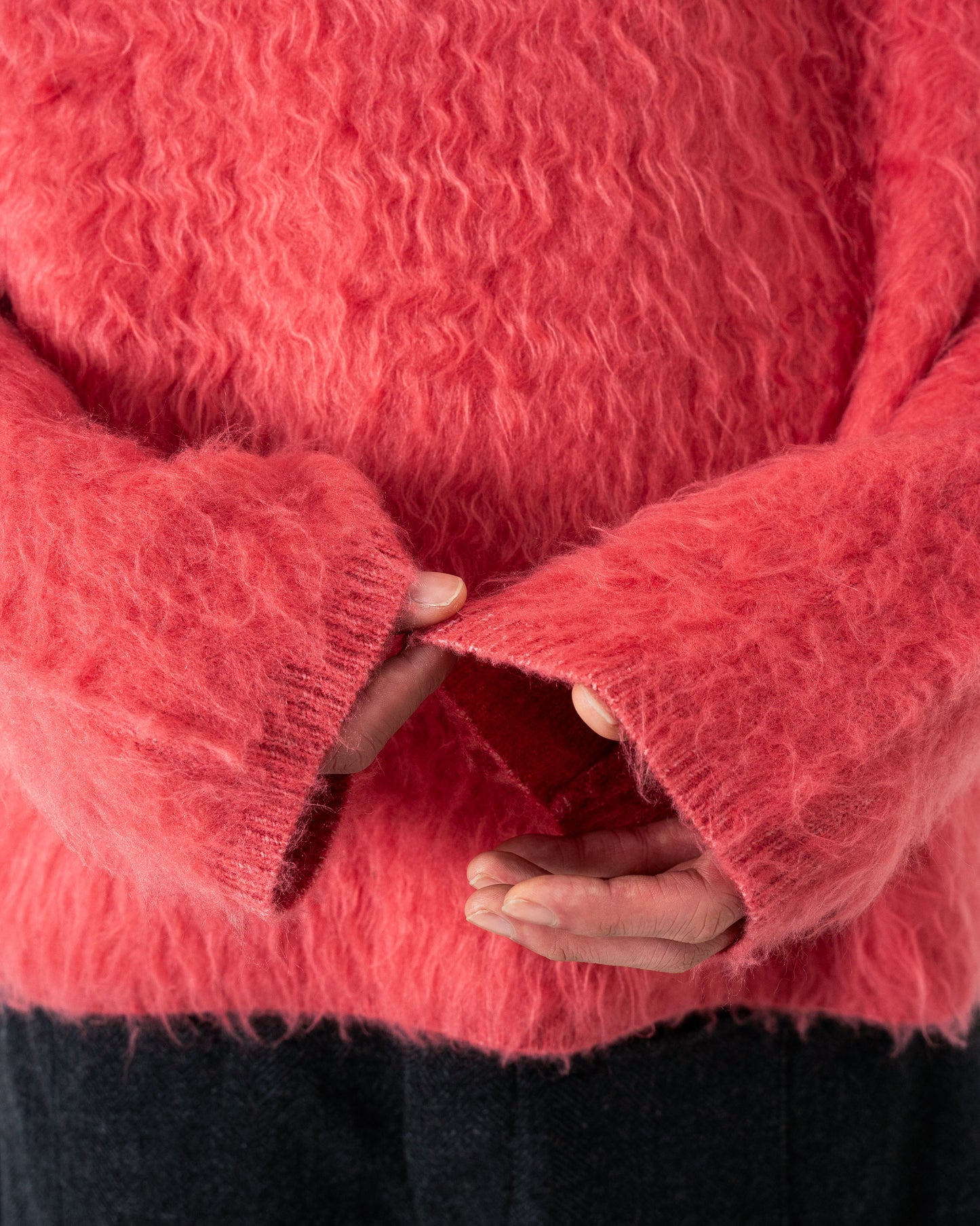 MOHAIR TOUCH SUPER SHAGGY PULLOVER