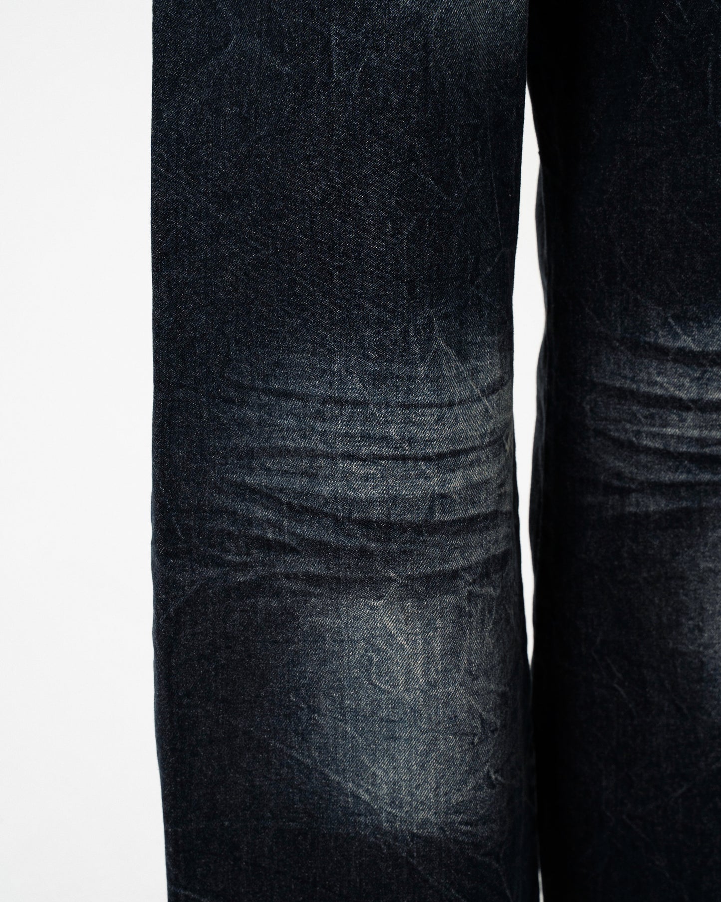 CRUSH FADE SIDE SEEM BOOTS CUT JEANS