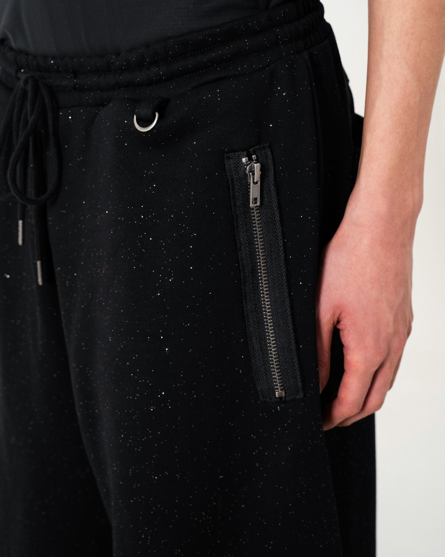 WIDE BAGGY GRIDDER SWEAT PANTS