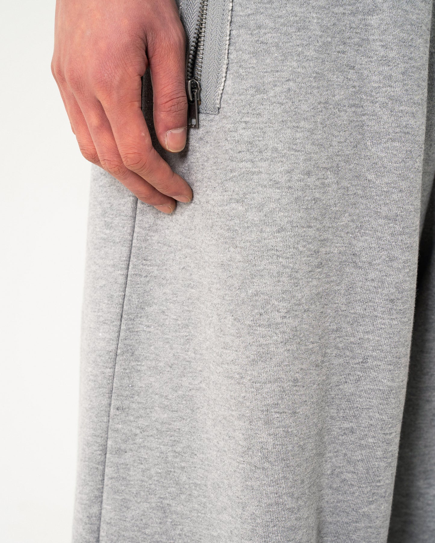 WIDE BAGGY GRIDDER SWEAT PANTS