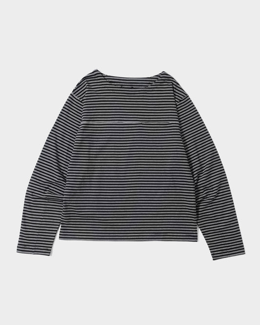 MULTI BORDER L/S TEE