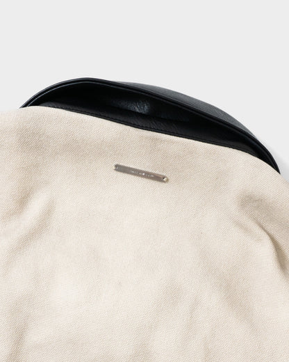FAUX LEATHER COLLAR FADED DETROIT JACKET