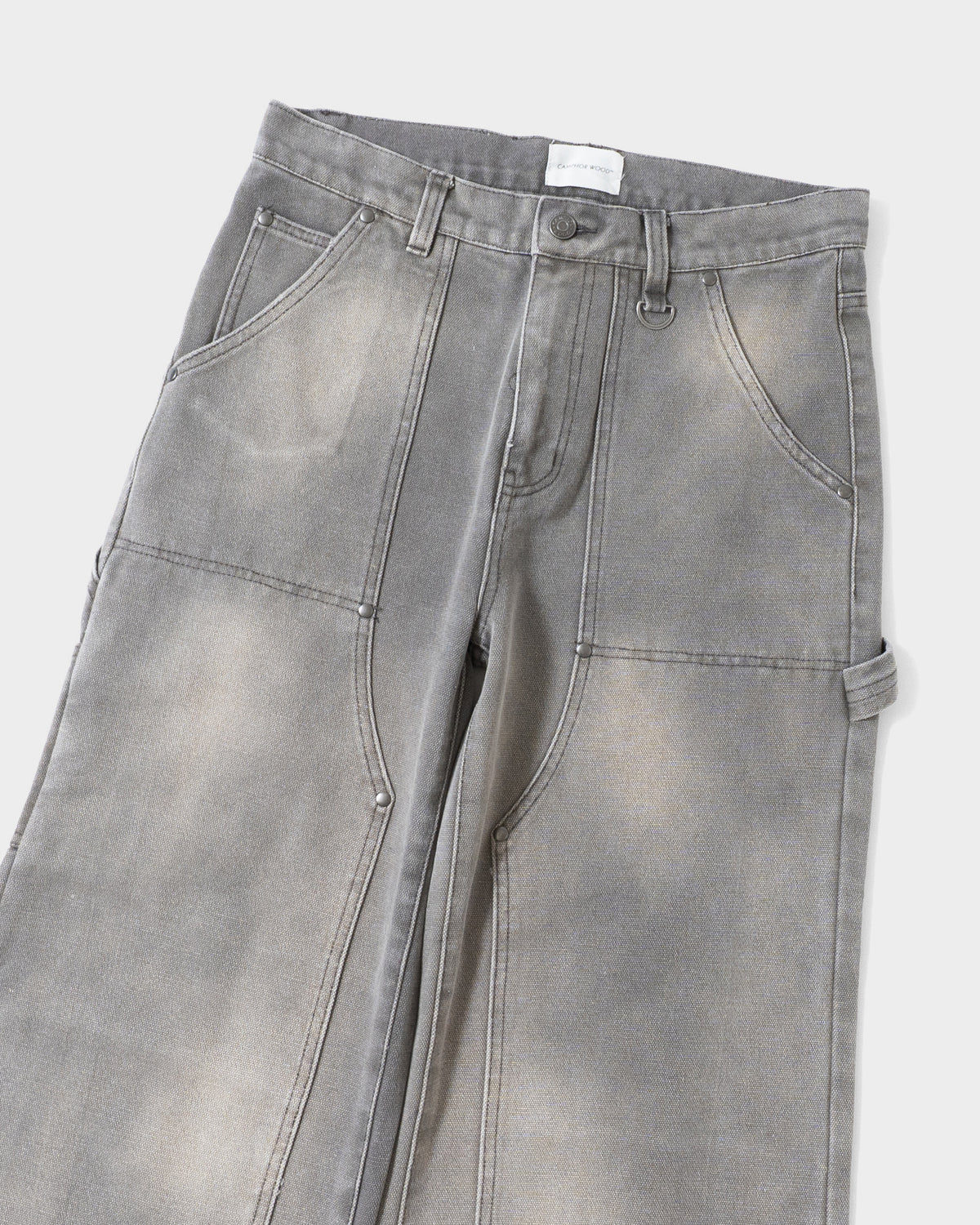 FADED DOUBLE KNEE PAINTER PANTS