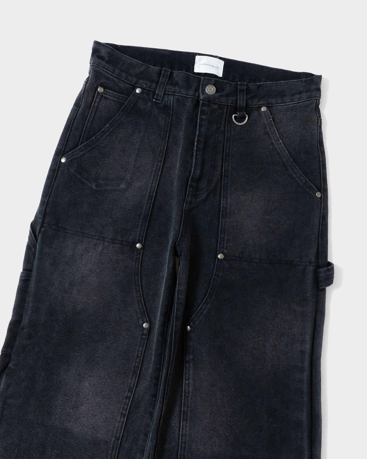 FADED DOUBLE KNEE PAINTER PANTS