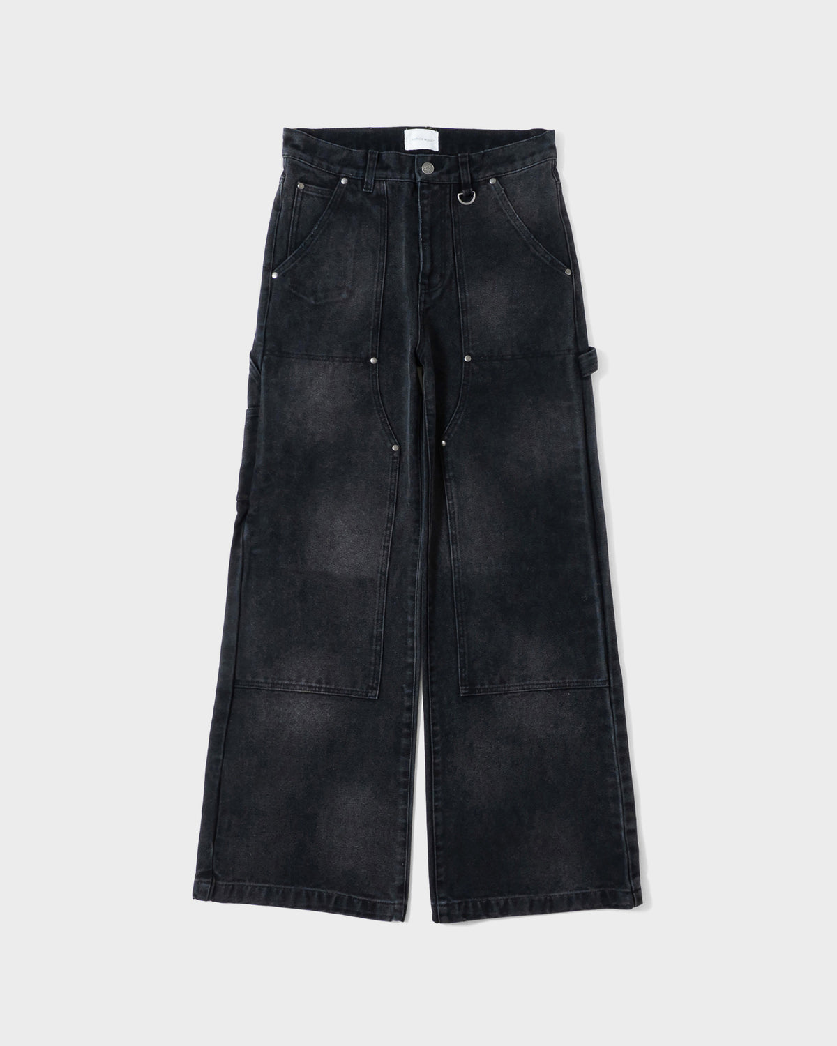 FADED DOUBLE KNEE PAINTER PANTS