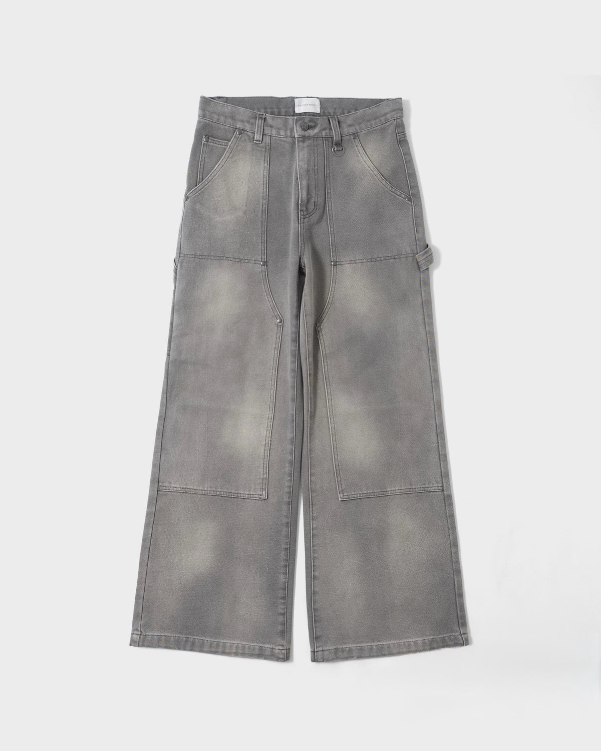 FADED DOUBLE KNEE PAINTER PANTS