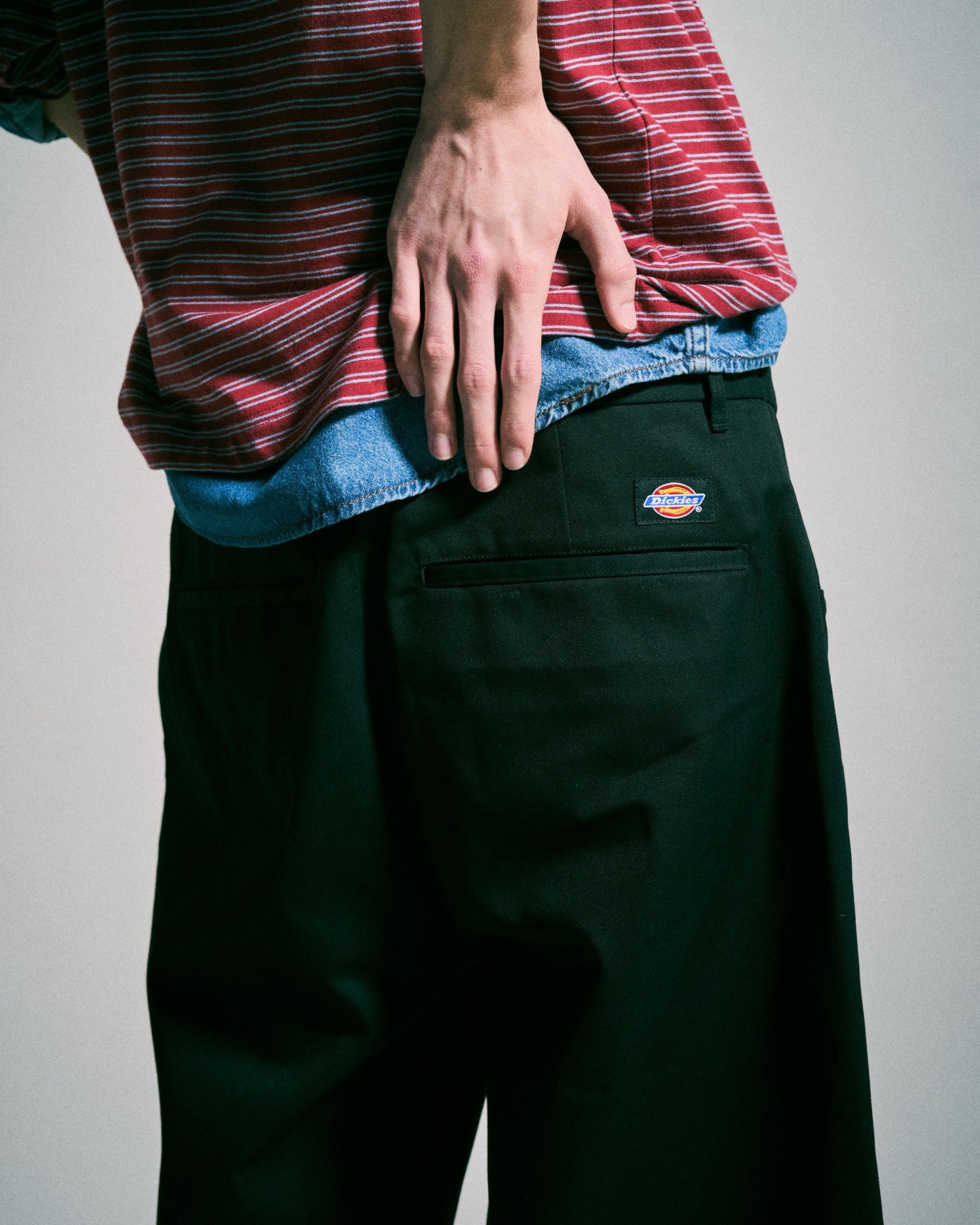 【 Dickies®︎×CAMPHORWOOD 】LAYERED BOXER CUT-OFF WIDE CHINO SHORTS