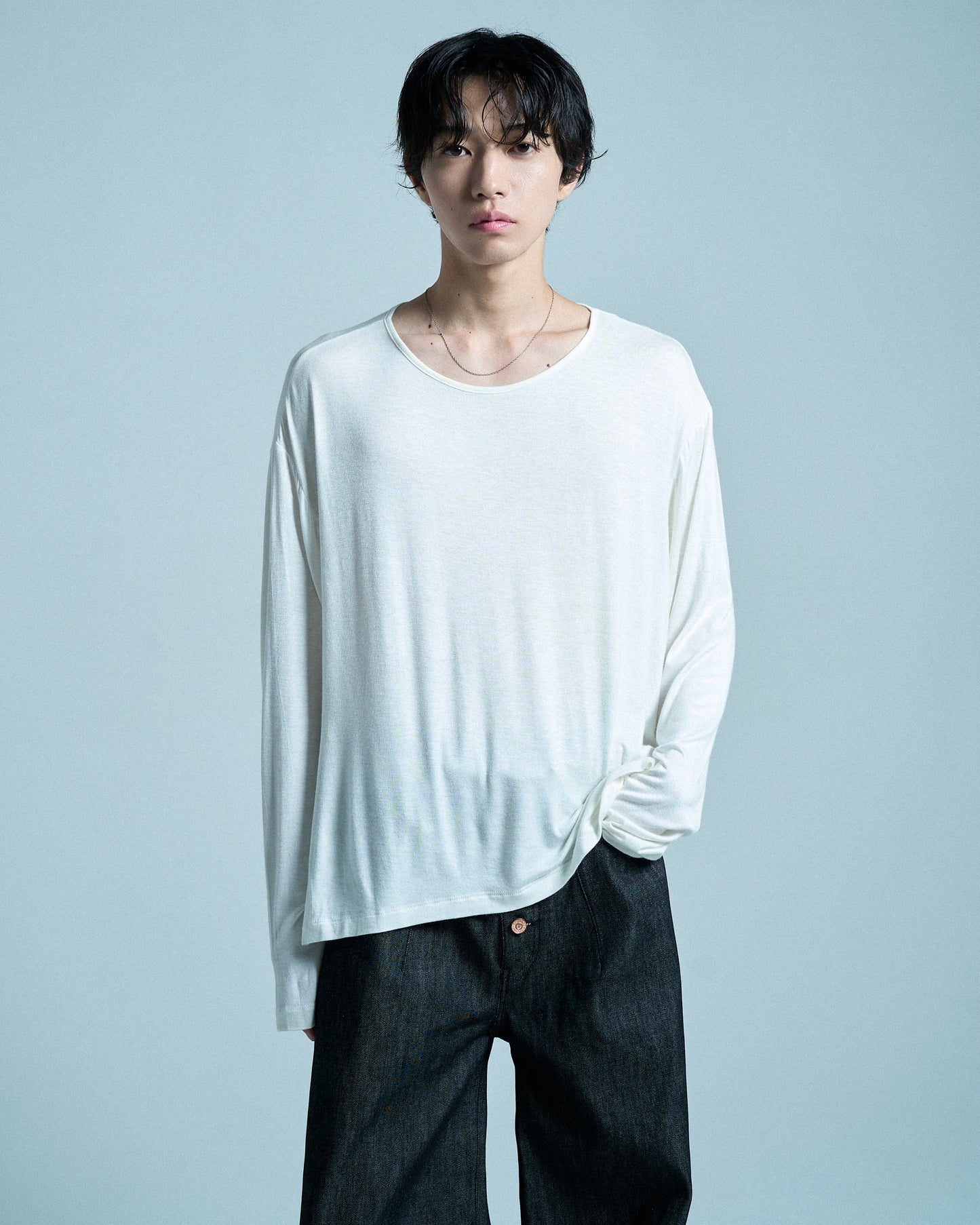 SHEER LONG SLEEVE TOPS