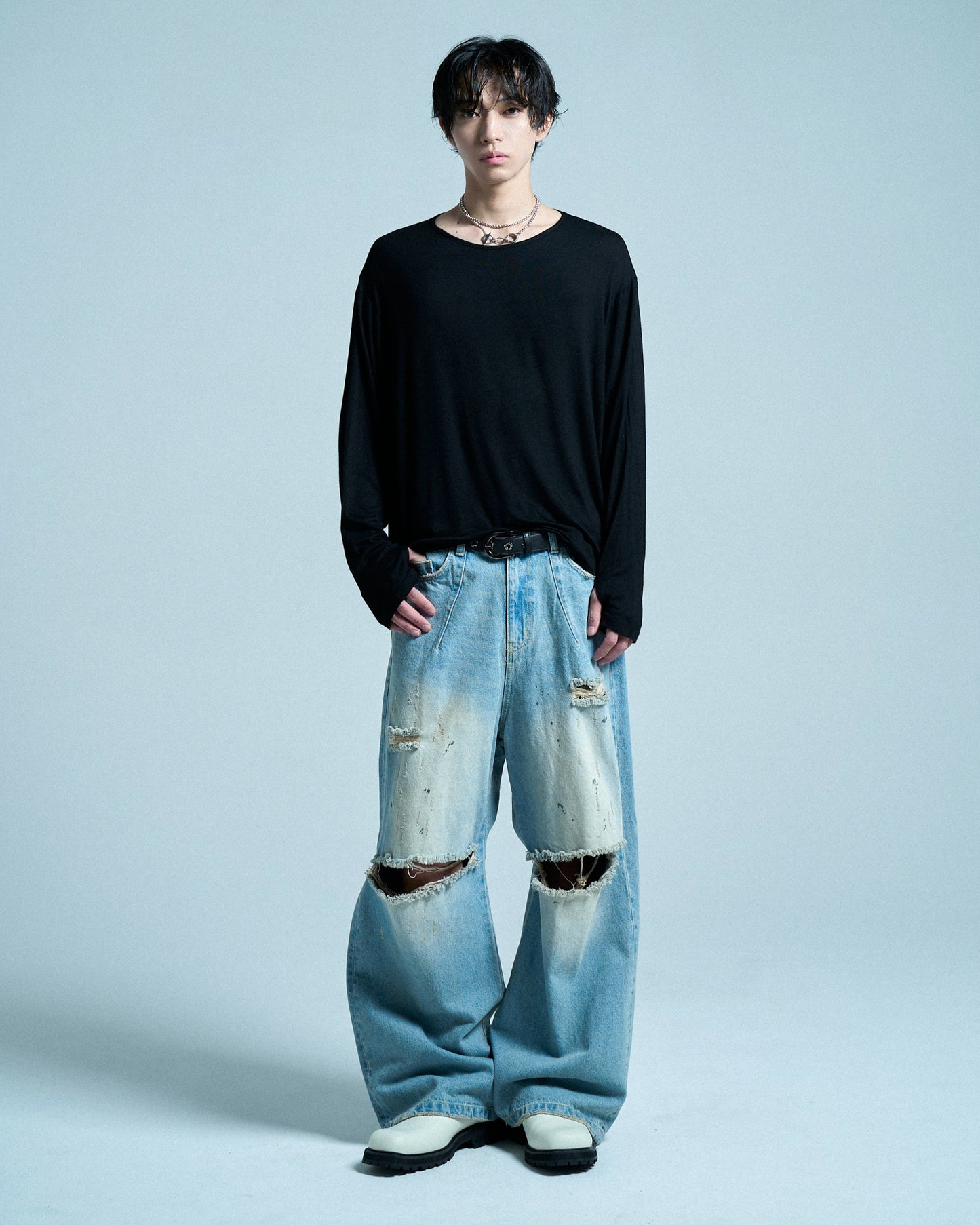 SHEER LONG SLEEVE TOPS