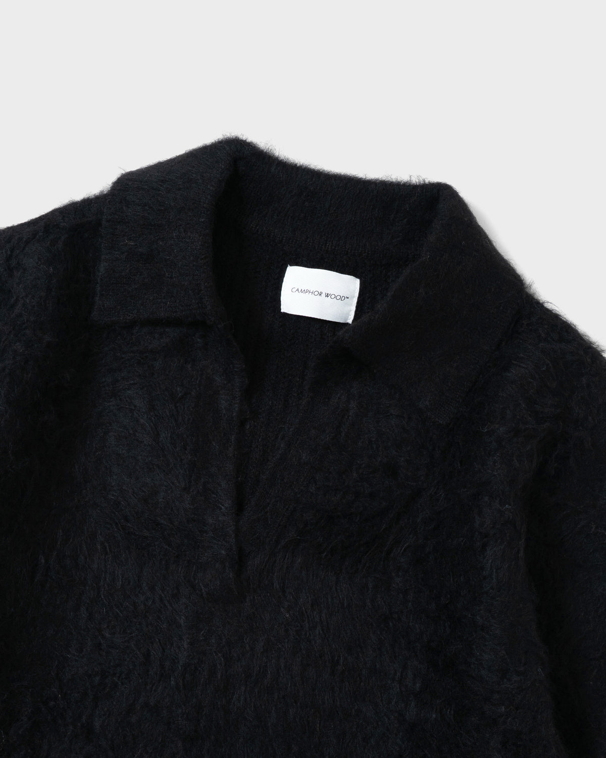 MOHAIR TOUCH SUPER SHAGGY SKIPPER KNIT SHIRT