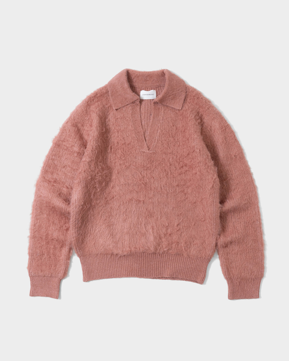 MOHAIR TOUCH SUPER SHAGGY SKIPPER KNIT SHIRT