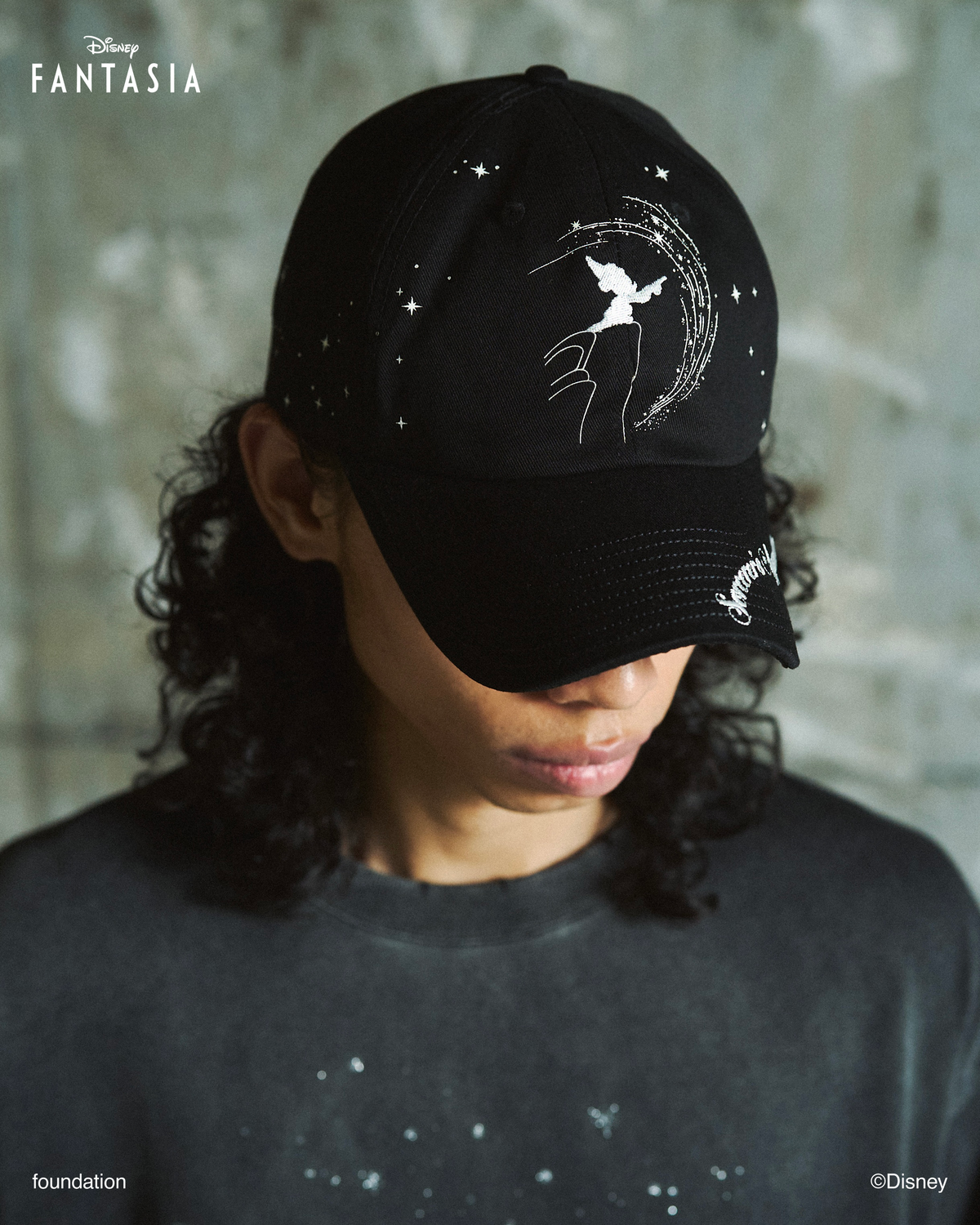 DISNEY / FANTASIA / EMBROIDERY GRAPHIC CAP