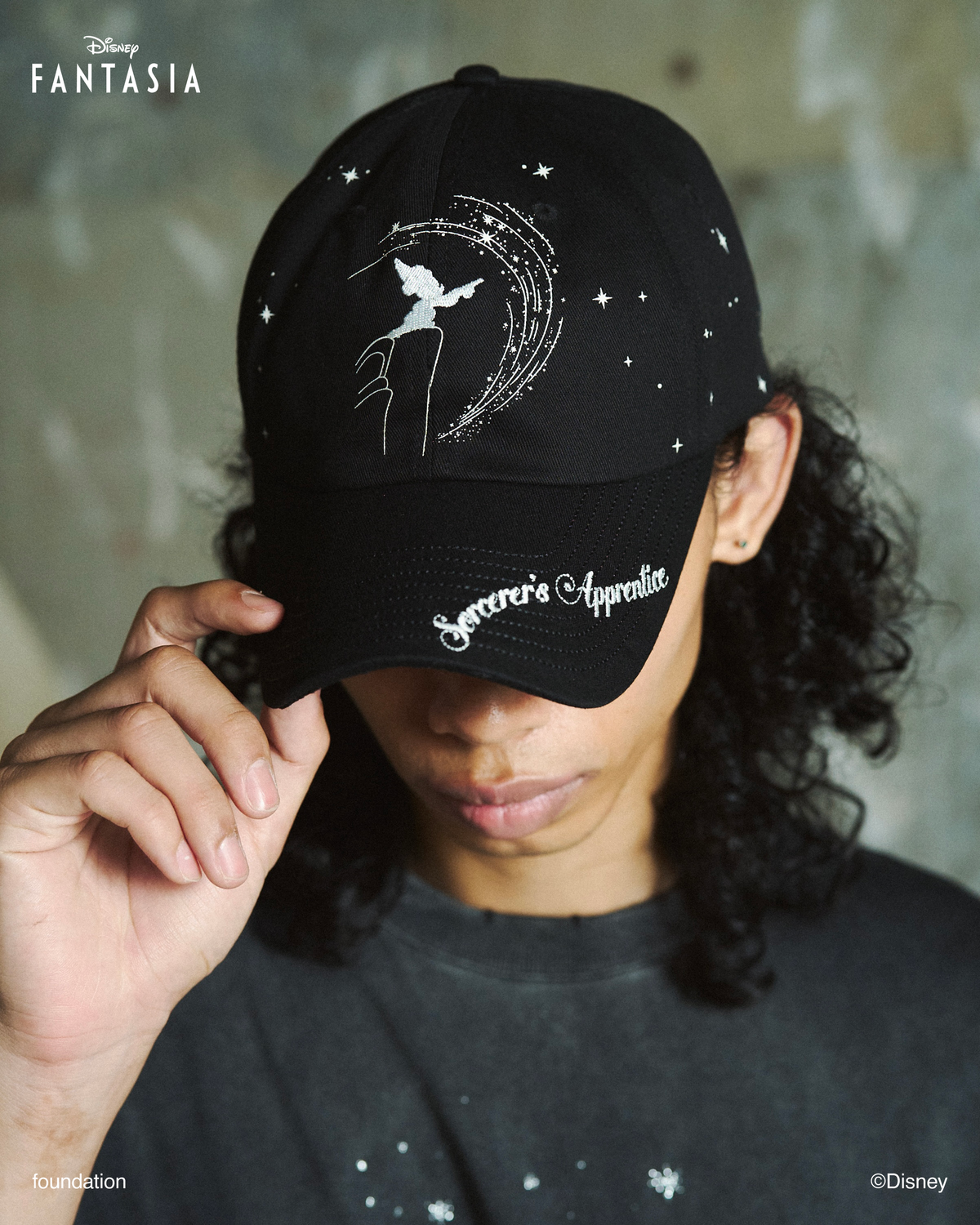 DISNEY / FANTASIA / EMBROIDERY GRAPHIC CAP