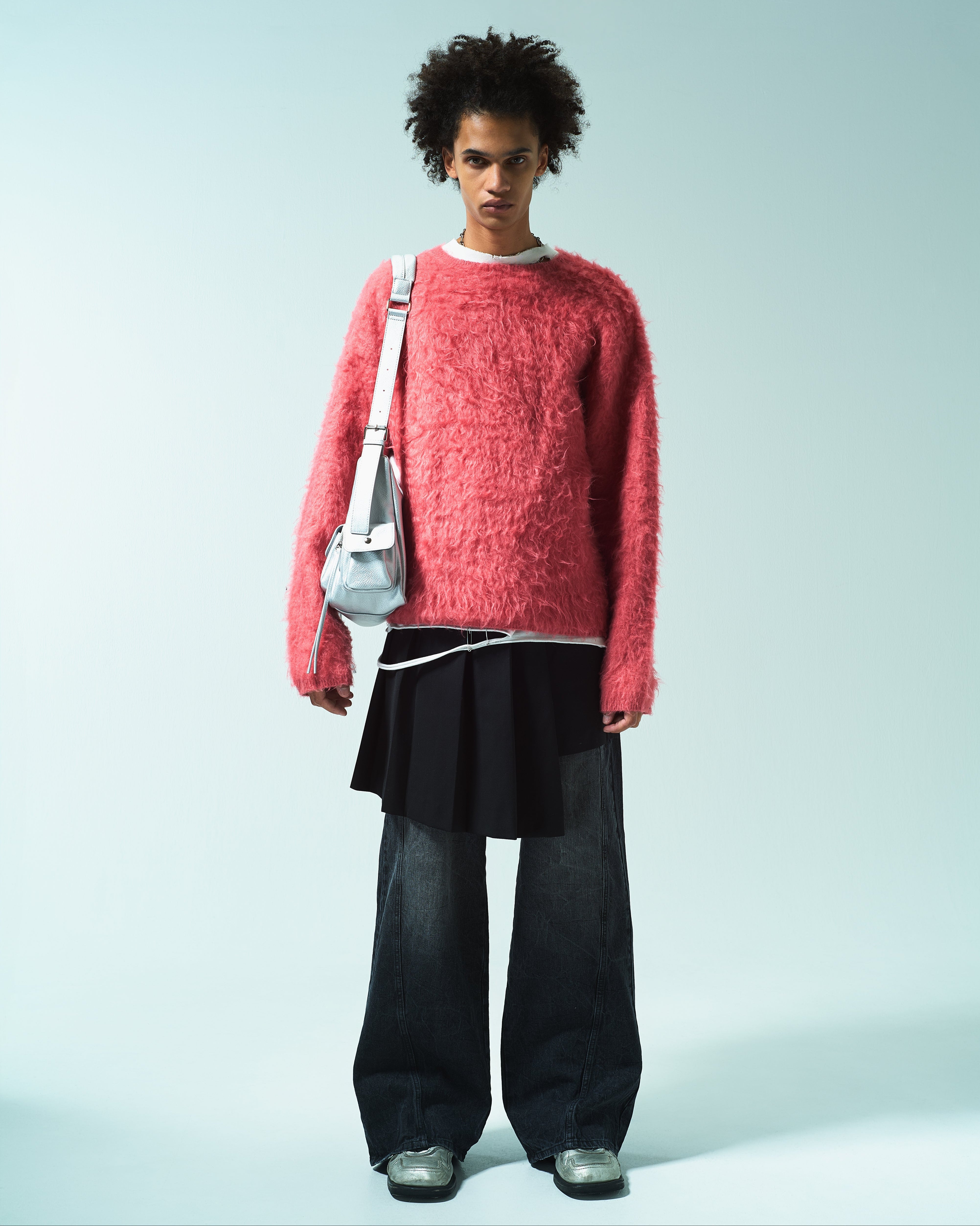 camphor wood 25ss レザーショルダーバッグ faux leather multi pocket shoulder bag / フェイクレザーマルチ