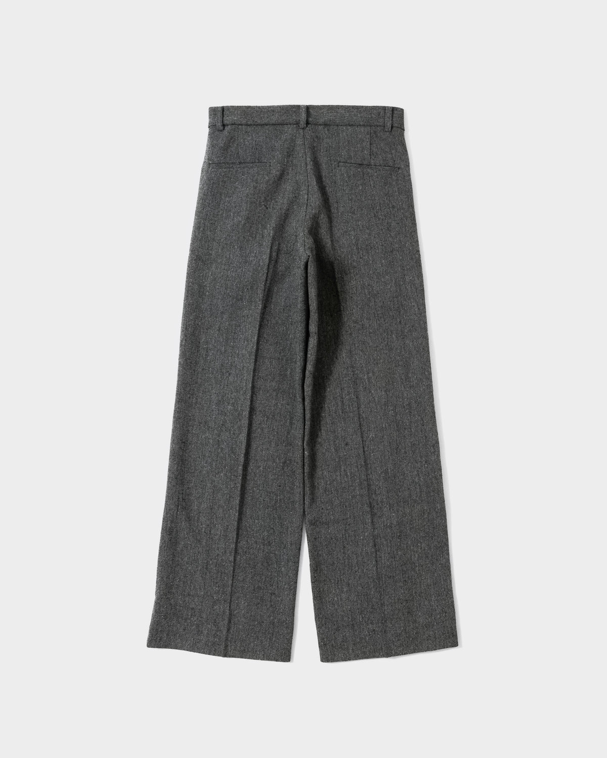 SEMI WIDE TWEED SLACKS