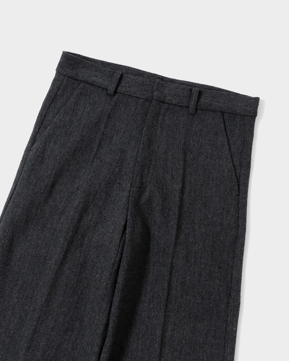 SEMI WIDE TWEED SLACKS