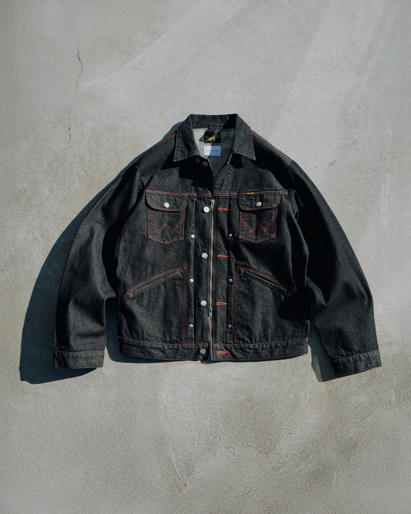 【Wrangler × CamphorWood】 custom 2way trucker denim jacket  【124MJ×24MJZ】