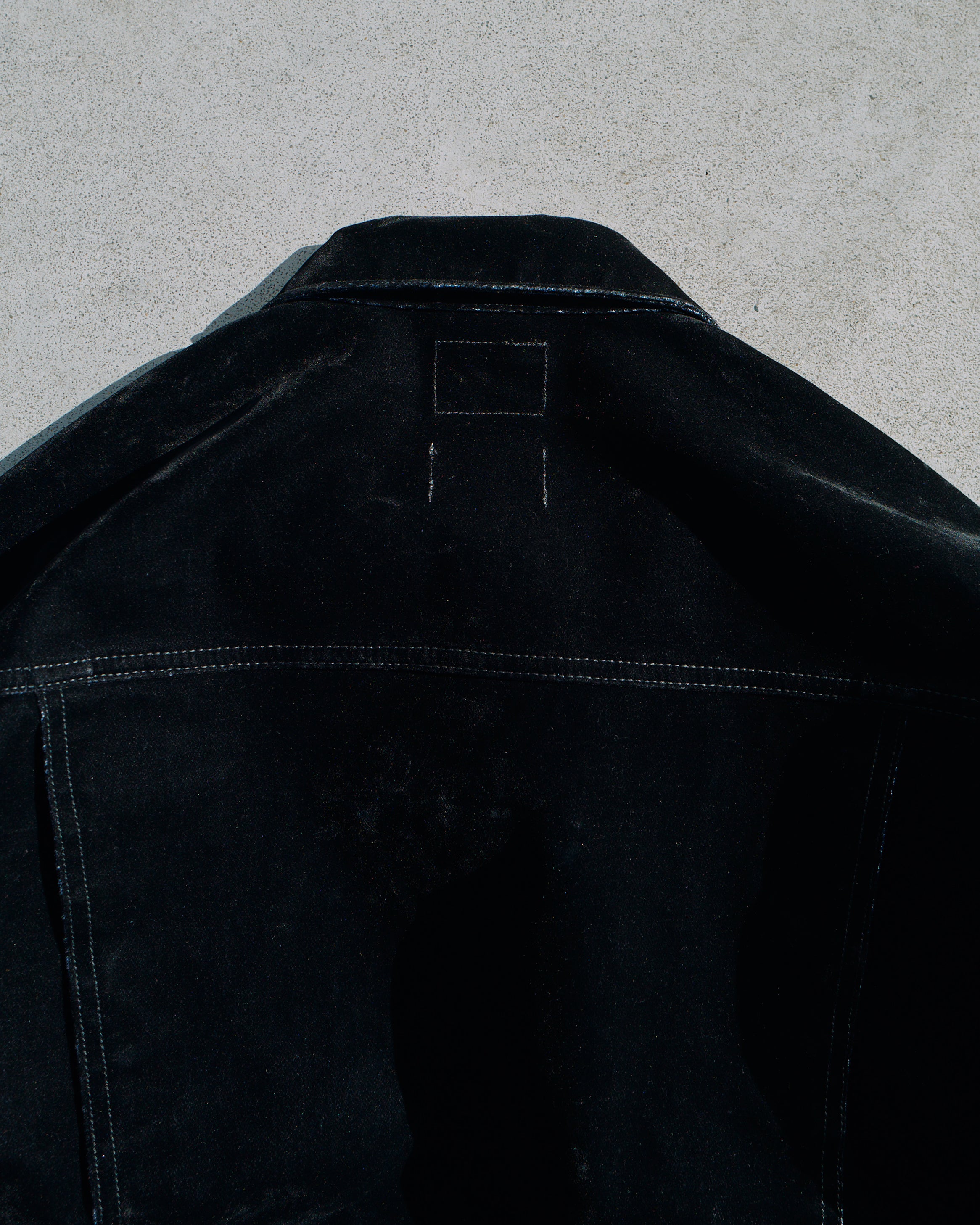 Wrangler × CamphorWood】custom 2way flocky trucker jacket【124MJ