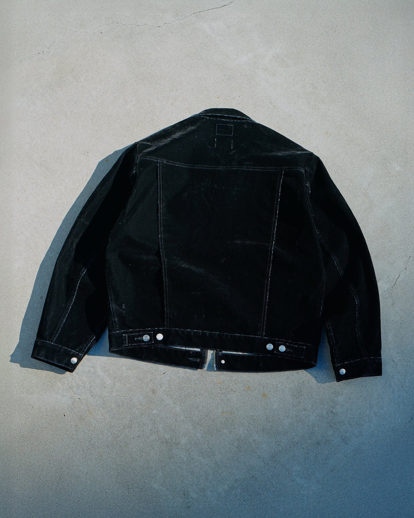 【Wrangler × CamphorWood】custom 2way flocky trucker jacket【124MJ×24MJZ】