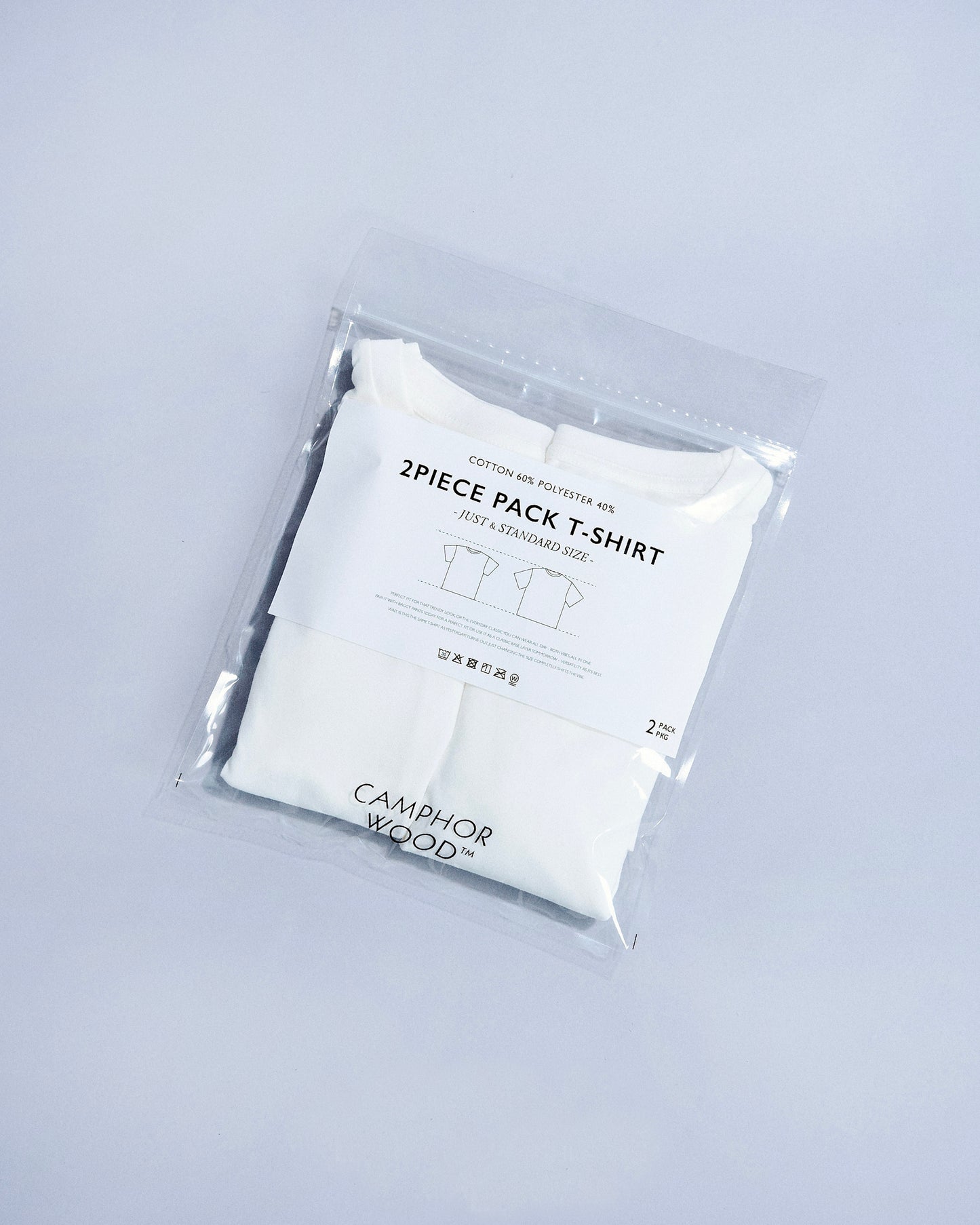 just & standard size 2piece pack t-shirt